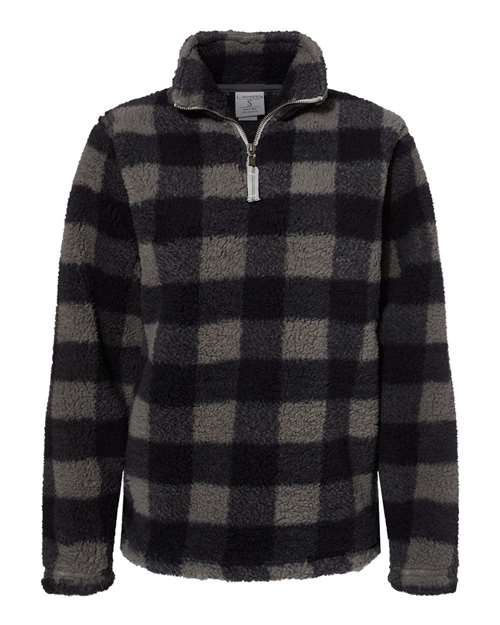J. America Women's Epic Sherpa Quarter-Zip Pullover J. America