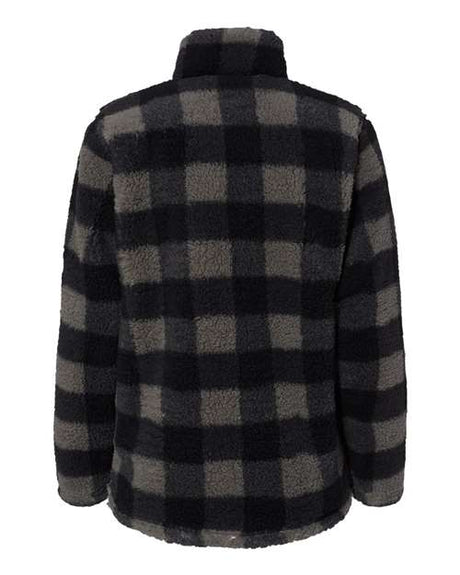 J. America Women's Epic Sherpa Quarter-Zip Pullover J. America