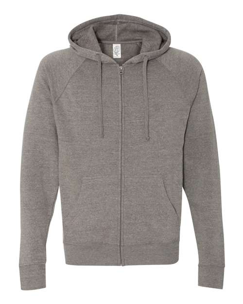 Independent Trading Co. Men's Special Blend Raglan Full-Zip Hooded Sweatshirt Independent Trading Co.