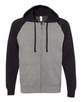Independent Trading Co. Men's Special Blend Raglan Full-Zip Hooded Sweatshirt Independent Trading Co.
