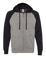 Independent Trading Co. Men's Special Blend Raglan Full-Zip Hooded Sweatshirt Independent Trading Co.