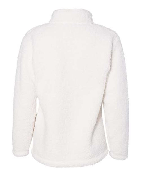 J. America Women's Epic Sherpa Quarter-Zip Pullover J. America