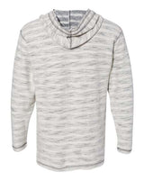 J. America Men's Baja French Terry V-Neck Hooded Pullover J. America