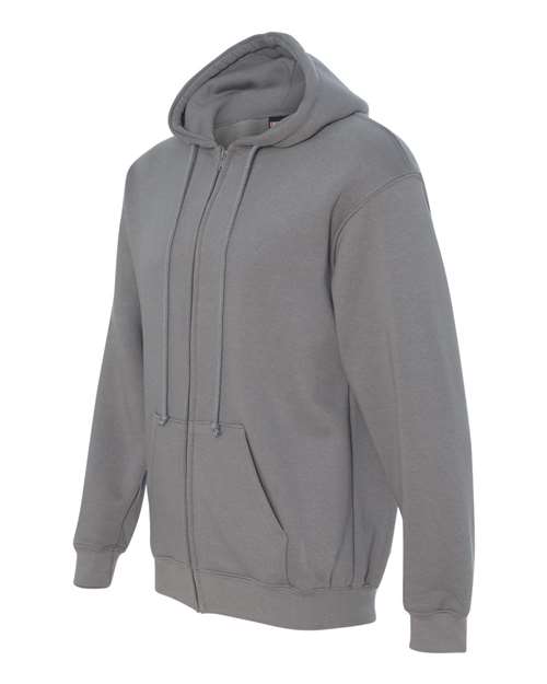 Bayside Men's USA-Made Full-Zip Hooded Sweatshirt Bayside