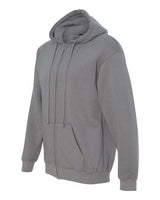 Bayside Men's USA-Made Full-Zip Hooded Sweatshirt Bayside