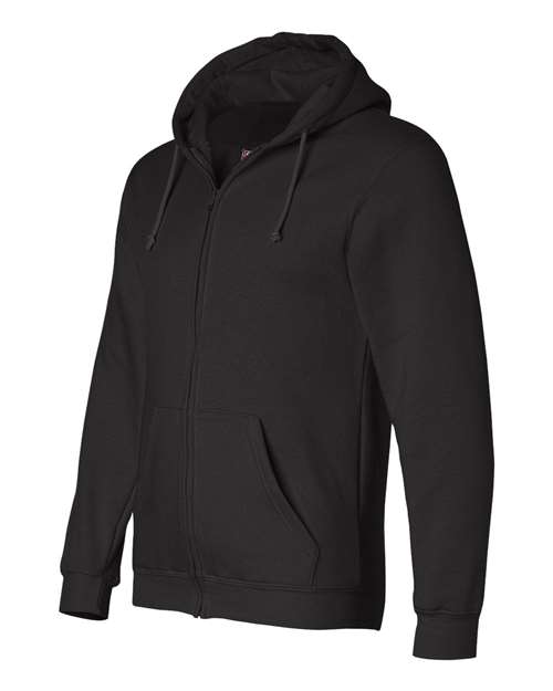 Bayside Men's USA-Made Full-Zip Hooded Sweatshirt Bayside