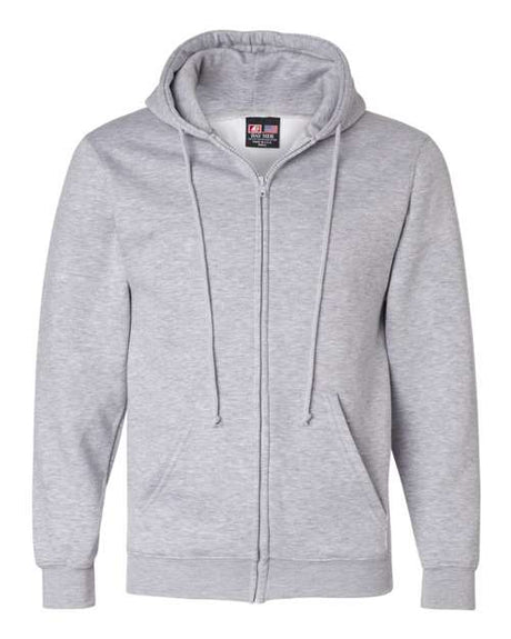 Bayside Men's USA-Made Full-Zip Hooded Sweatshirt Bayside