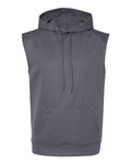 Badger Men's Performance Fleece Sleeveless Hooded Sweatshirt Badger