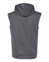 Badger Men's Performance Fleece Sleeveless Hooded Sweatshirt Badger