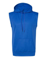 Badger Men's Performance Fleece Sleeveless Hooded Sweatshirt Badger