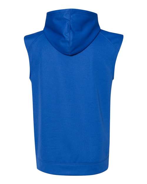 Badger Men's Performance Fleece Sleeveless Hooded Sweatshirt Badger