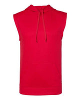 Badger Men's Performance Fleece Sleeveless Hooded Sweatshirt Badger