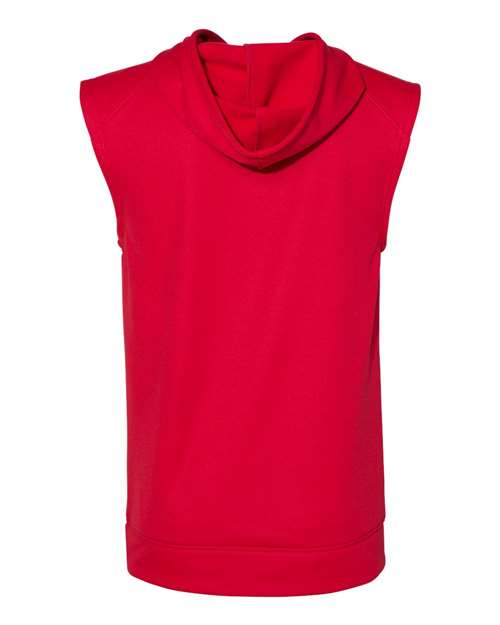 Badger Men's Performance Fleece Sleeveless Hooded Sweatshirt Badger