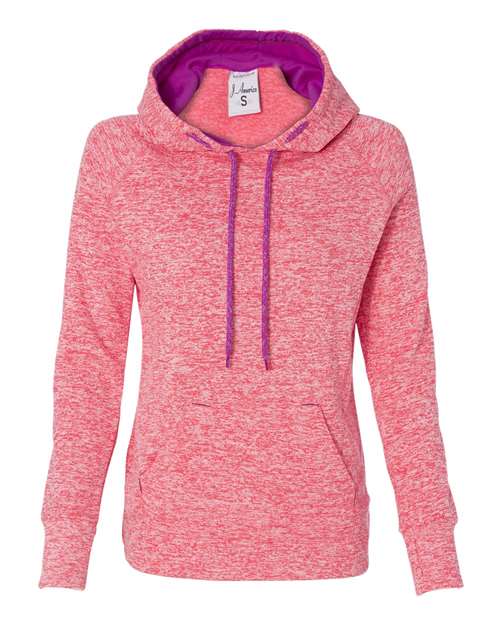 J. America Women's Cosmic Fleece Hooded Sweatshirt J. America