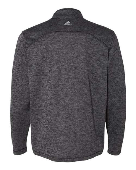 Adidas Men's Brushed Terry Heathered Quarter-Zip Pullover adidas
