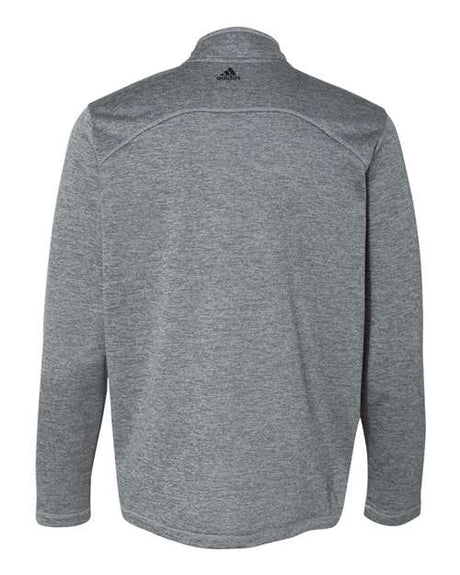 Adidas Men's Brushed Terry Heathered Quarter-Zip Pullover adidas
