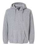 Burnside Polar Fleece Quarter-Zip Scuba Hooded Pullover Burnside