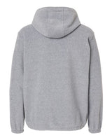 Burnside Polar Fleece Quarter-Zip Scuba Hooded Pullover Burnside