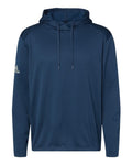 Adidas Men's Textured Mixed Media Hooded Sweatshirt adidas