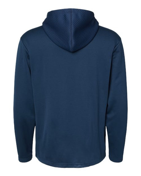 Adidas Men's Textured Mixed Media Hooded Sweatshirt adidas