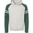 JERZEES Men's Nublend Varsity Colorblocked Raglan Hooded Sweatshirt JERZEES