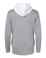 Adidas Men's Textured Mixed Media Hooded Sweatshirt adidas