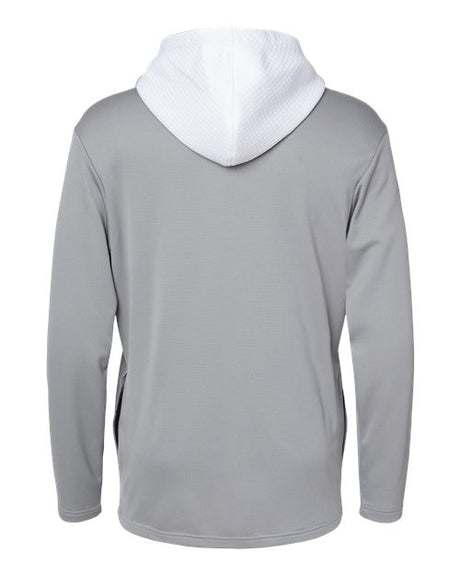 Adidas Men's Textured Mixed Media Hooded Sweatshirt adidas