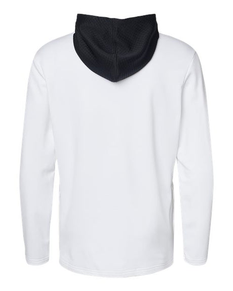 Adidas Men's Textured Mixed Media Hooded Sweatshirt adidas