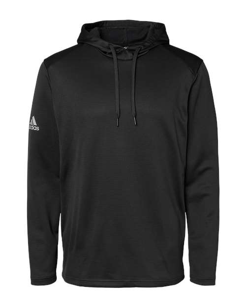 Adidas Men's Textured Mixed Media Hooded Sweatshirt adidas