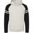 JERZEES Men's Nublend Varsity Colorblocked Raglan Hooded Sweatshirt JERZEES