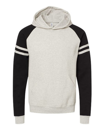 JERZEES Men's Nublend Varsity Colorblocked Raglan Hooded Sweatshirt