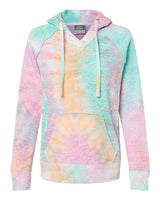 MV Sport Women's Courtney Burnout V-Notch Hooded Sweatshirt MV Sport