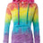 MV Sport Women's Courtney Burnout V-Notch Hooded Sweatshirt MV Sport