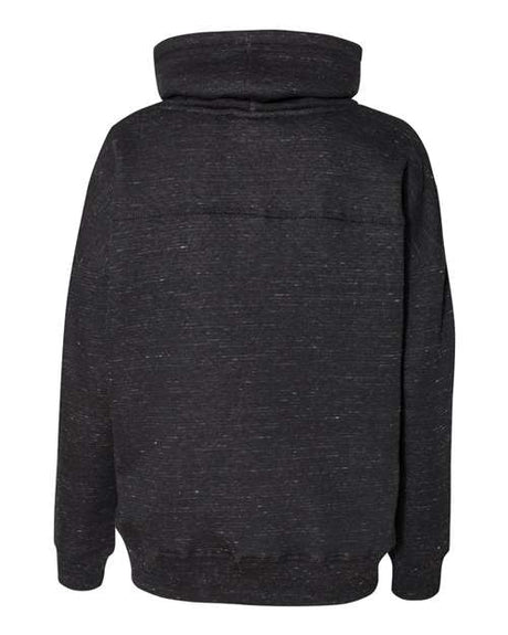 J. America Women's M'lange Fleece Cowl Neck Sweatshirt J. America