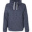 J. America Women's M'lange Fleece Cowl Neck Sweatshirt J. America