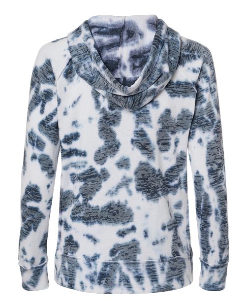 MV Sport Women's Courtney Burnout V-Notch Hooded Sweatshirt MV Sport