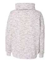 J. America Women's M'lange Fleece Cowl Neck Sweatshirt J. America