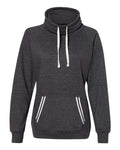 J. America Women's Relay Cowl Neck Sweatshirt J. America