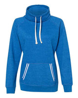 J. America Women's Relay Cowl Neck Sweatshirt J. America