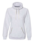 J. America Women's Relay Cowl Neck Sweatshirt J. America