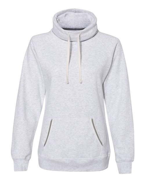 J. America Women's Relay Cowl Neck Sweatshirt J. America
