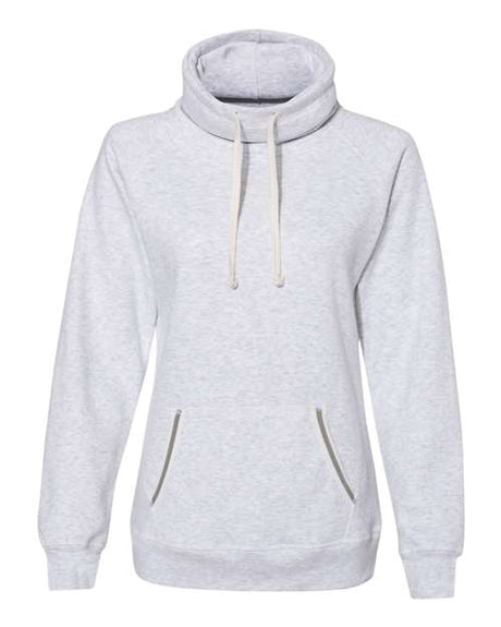 J. America Women's Relay Cowl Neck Sweatshirt J. America