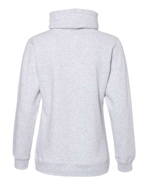 J. America Women's Relay Cowl Neck Sweatshirt J. America