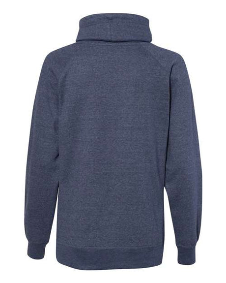 J. America Women's Relay Cowl Neck Sweatshirt J. America