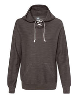 J. America Women's French Terry Sport Lace Scuba Hooded Pullover J. America