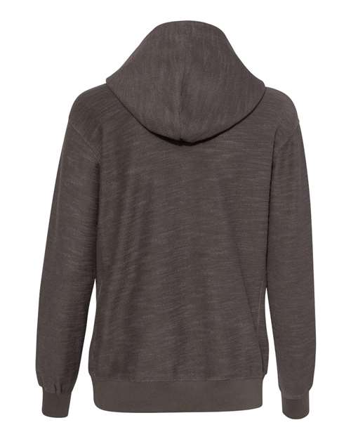 J. America Women's French Terry Sport Lace Scuba Hooded Pullover J. America
