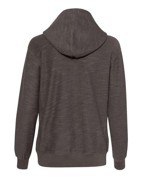 J. America Women's French Terry Sport Lace Scuba Hooded Pullover J. America
