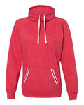 J. America Women's Relay Cowl Neck Sweatshirt J. America