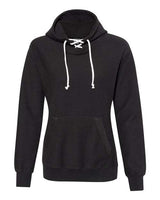 J. America Women's French Terry Sport Lace Scuba Hooded Pullover J. America