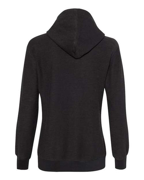 J. America Women's French Terry Sport Lace Scuba Hooded Pullover J. America
